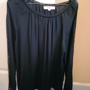 LOFT Black Blouse